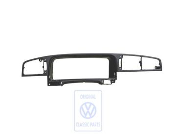 Volkswagen Passat B4 omlijsting instrumentenpaneel met draaipen 10 mm - satijnzwart