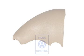 Volkswagen afdekkap binnenspiegel - links, crèmebeige