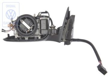 Volkswagen Passat B5 (3B) buitenspiegelhuis elektrisch inklapbaar - links, satijnzwart