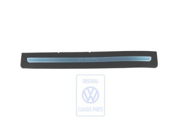 Volkswagen Passat B6 (3C) instapbeschermfolie INDIVIDUAL - rechtsvoor, zwart/chroom