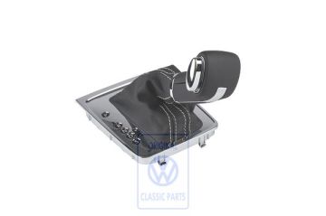 Volkswagen Passat B6 (3C) versnellingspookafdekking DSG linksgestuurd - zwart