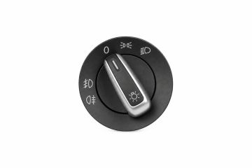 Schakelaar voor verlichting met chroom voor Volkswagen en SEAT met mistlampen en BCM