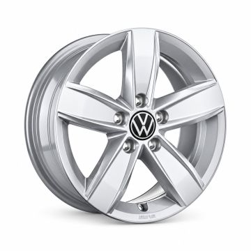 Originele Volkswagen lichtmetalen velg - zilver (17 inch)