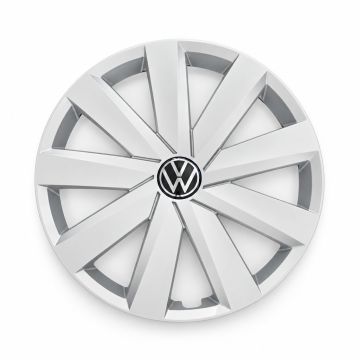 Volkswagen Passat (B8) wieldop - wieldop chroomglans/zwart/fijnzilver