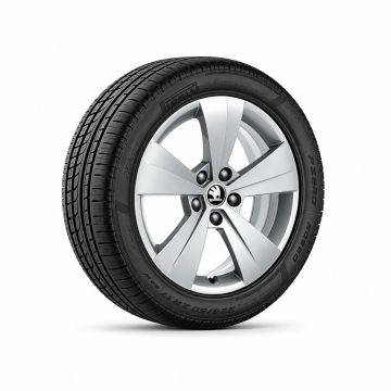 Škoda Superb 3 (3V) lichtmetalen velg - zilver (17 inch)