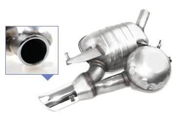 Originele achterdemper rechts incl. geluidsgenerator voor Audi A6, A7 4G