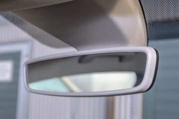 Automatisch dimmende binnenspiegel met grootlichtassistent voor SEAT, Škoda — kleur Satin black