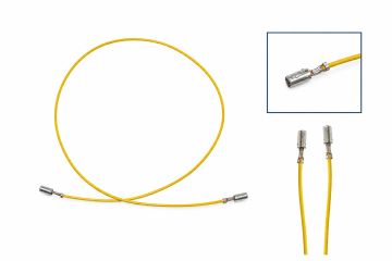 Reparatiekabel enkelvoudig Audi Round 4mm 1.0 met pincontact, versie voor montage aan beide zijden