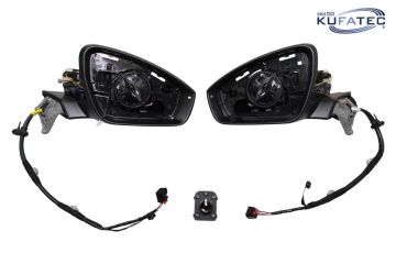 Complete set retrofit voor automatisch, elektrisch inklapbare buitenspiegels voor Audi Q4 F4