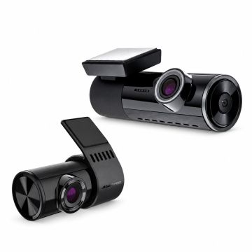 Dual dashcam met 4K frontcamera en AHD achtercamera voor WLAN en GPS