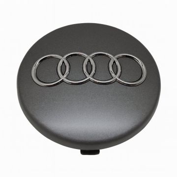 Originele Audi naafkap - grijs-metallic