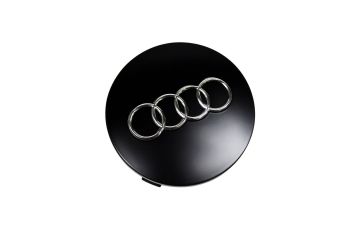 Originele Audi naafkap - zwart-mat