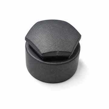 Wielboutkap voor slotbouten - grijs metallic