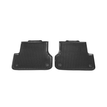 Audi A6, A7 (C7/4G), RS7 (C7/4G) all-weather mattenset - achterzijde - zwart