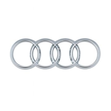 Origineel Audi logo - chroom