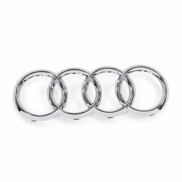 Origineel Audi logo - chroom
