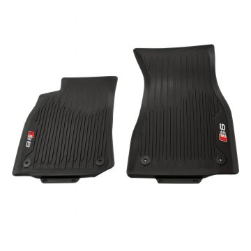 Audi S6 (C8) rubberen mattenset (voorzijde)