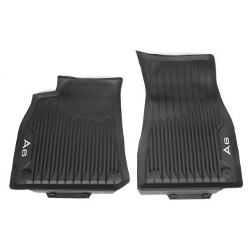 Audi A6 (C8) all-weather mattenset - voorzijde - zwart