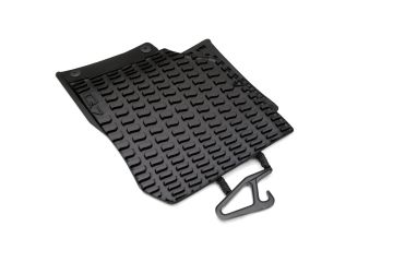 Audi Q7 (4L) all-weather mattenset - voorzijde - zwart