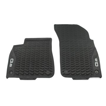 Audi Q8 (4M) all-weather mattenset - voorzijde - zwart