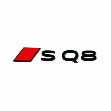 Audi Q8 (4M) embleem - zwart