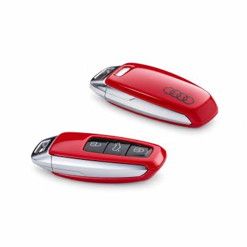 Originele Audi sleutelhoes - rood-metallic