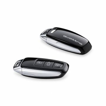 Originele Audi sleutelhoes - mythoszwart metallic