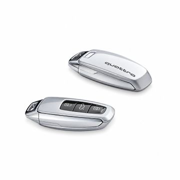 Originele Audi sleutelhoes - floretzilver