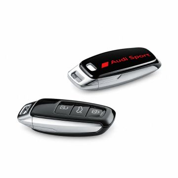 Originele Audi sleutelhoes - mythoszwart (Audi Sport)