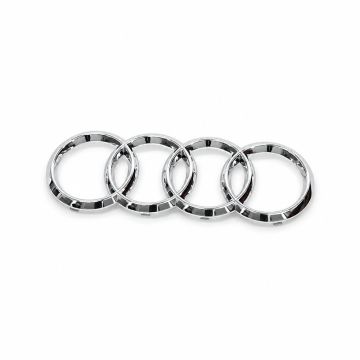 Origineel Audi logo - chroom