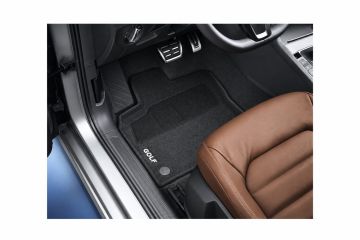 Volkswagen Golf 7 (5G) velours mattenset - satijnzwart