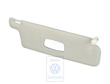 Volkswagen Scirocco 2 (53B) zonneklep met spiegel - rechts, wolkenwit/grijs