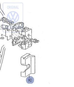 Volkswagen Passat B4 afdekkap deurslot - links