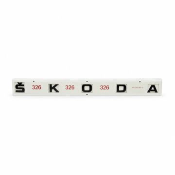 Škoda Karoq (NU), Kodiaq 1 (NS/55A) letters achterklep - zwart