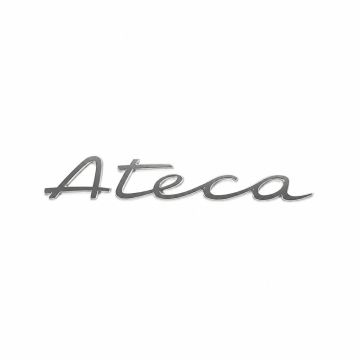 SEAT Ateca (KH7) logo - achterzijde - aluminium