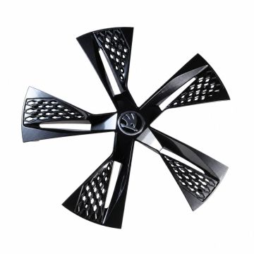 Škoda Karoq (NU) wieldop - afdekkap zwart-metallic