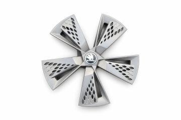 Škoda Karoq (NU) wieldop - afdekkap antraciet-metallic (grijs)