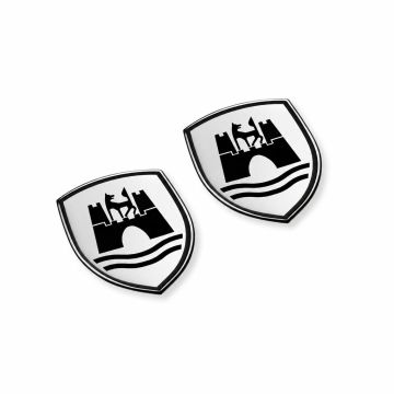 Originele Volkswagen decorfolie - zwart/chroom