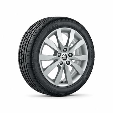 Škoda Octavia 3 (5E) velg - briljantzilver (16 inch)