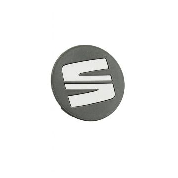 Originele SEAT naafkap - grijs/zilver