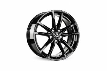 Volkswagen Golf 6, Jetta lichtmetalen velg - zwart (18 inch)