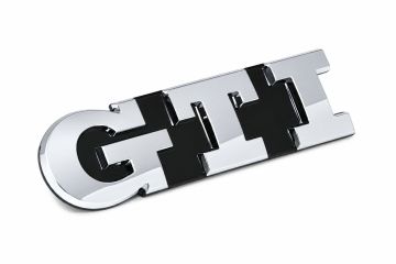 Volkswagen Golf 7 (5G) logo - chroom GTI