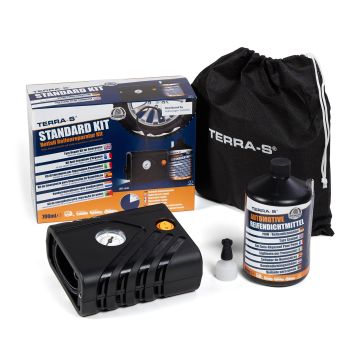 Originele bandenreparatieset + compressor (700ML)