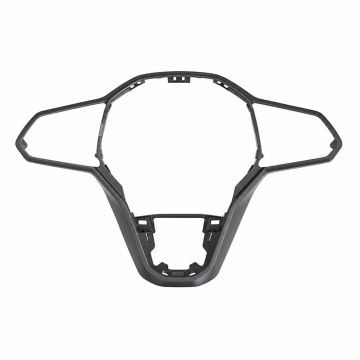 Originele Volkswagen sierlijst stuur, dark anodized - mat