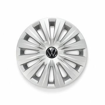 Volkswagen Golf 8 (5H) wieldop - wieldop chroomglans/zwart/fijnzilver