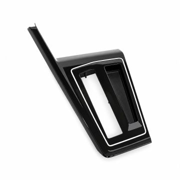 afdekking middenconsole, zwart glans, automaat