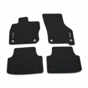 Volkswagen Golf 8 (5H) velours mattenset - zwart