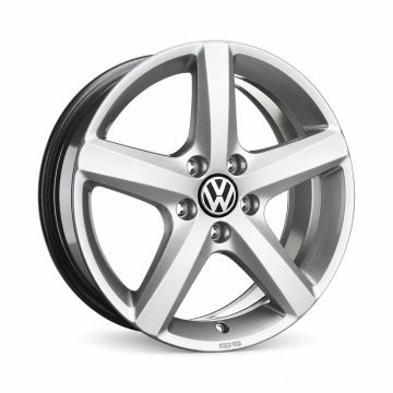 Originele Volkswagen lichtmetalen velg - zilver (16 inch)