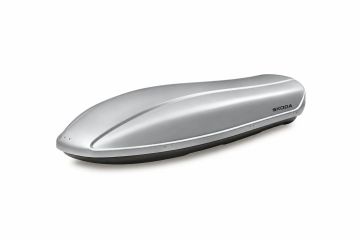 Originele Škoda ski- en bagagebox - zilver (380 liter)