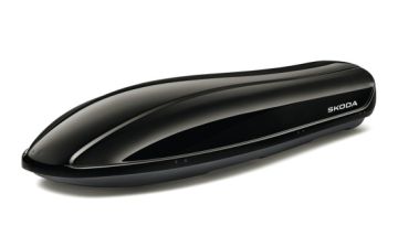 Originele Škoda ski- en bagagebox - glanzend zwart (380 liter)